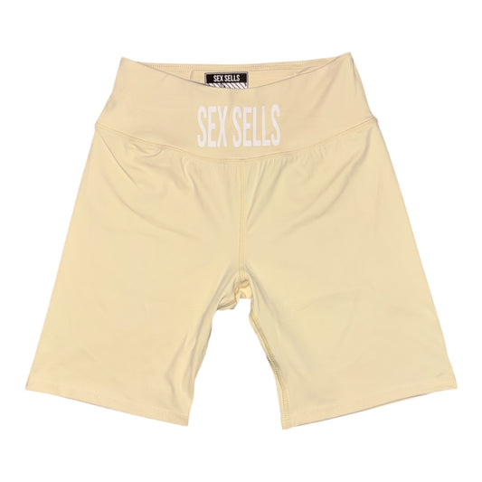 Cream Sex Sells Sports Biker Short