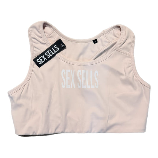 Light Fine Sh!t Pink Sex Sells Sports Bra